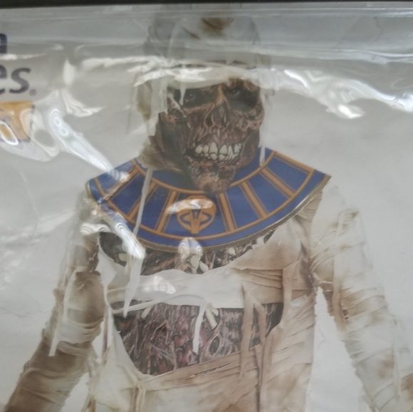 Egyptian mummy costume kids XLarge or adult small - Picture 1 of 3